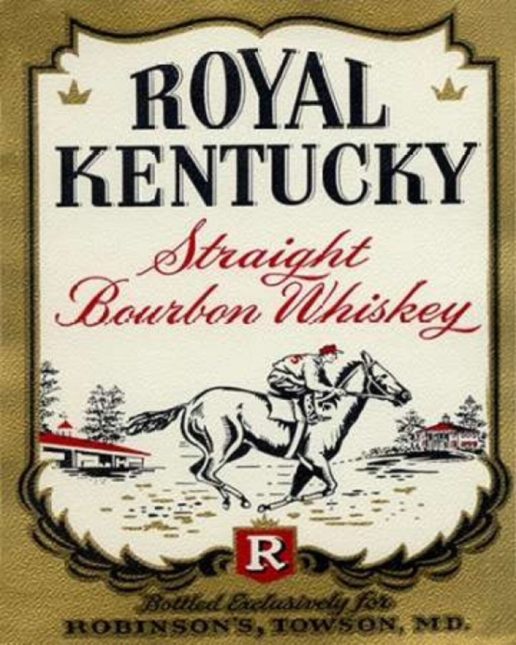 Royal Kentucky Straight Bourbon Whiskey Poster Print by Vintage Booze Labels - Item # VARPDX376160